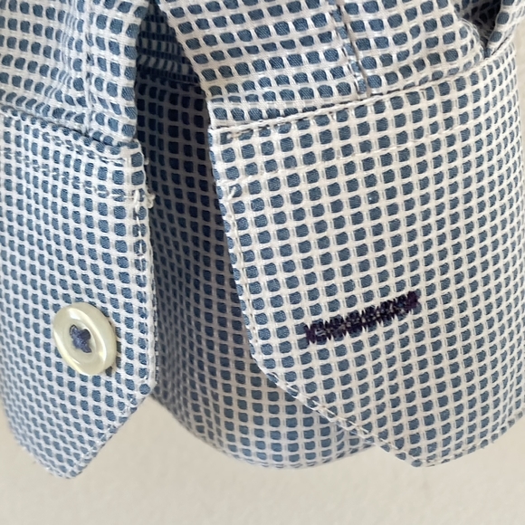 Preloved Zara Man Plaid Office Cocktail Slim Fit Dress Shirt - Size Small - Picture 10 of 14